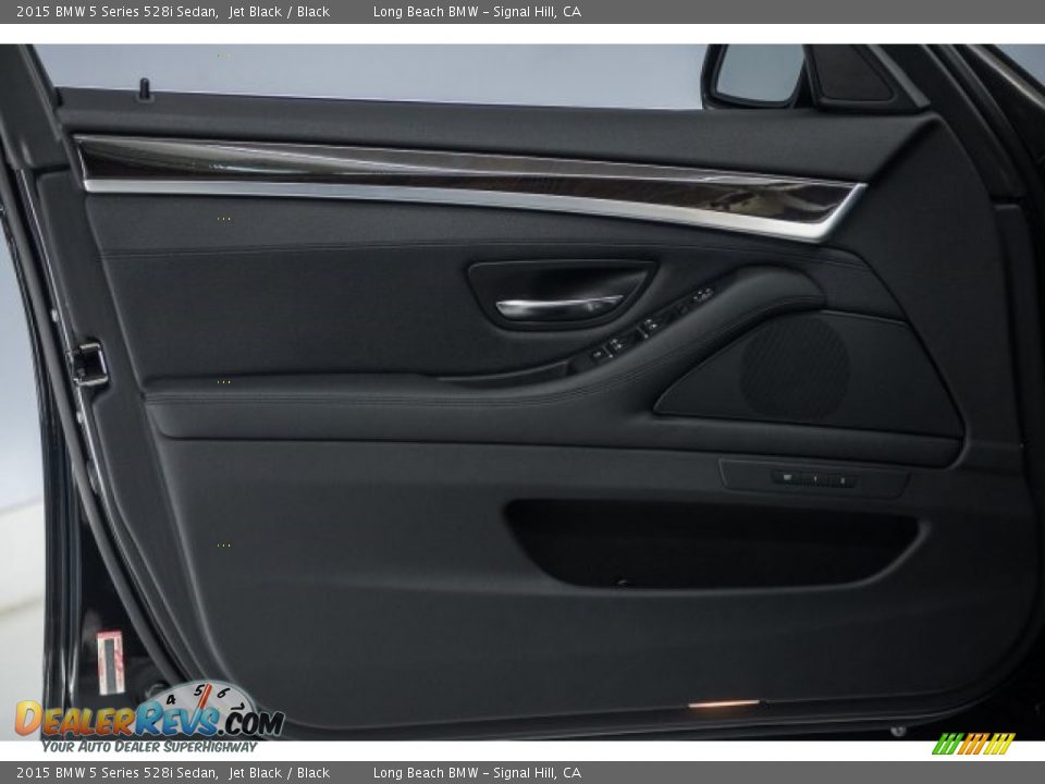 2015 BMW 5 Series 528i Sedan Jet Black / Black Photo #19