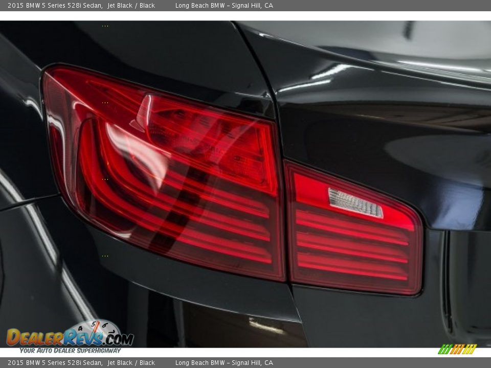 2015 BMW 5 Series 528i Sedan Jet Black / Black Photo #20