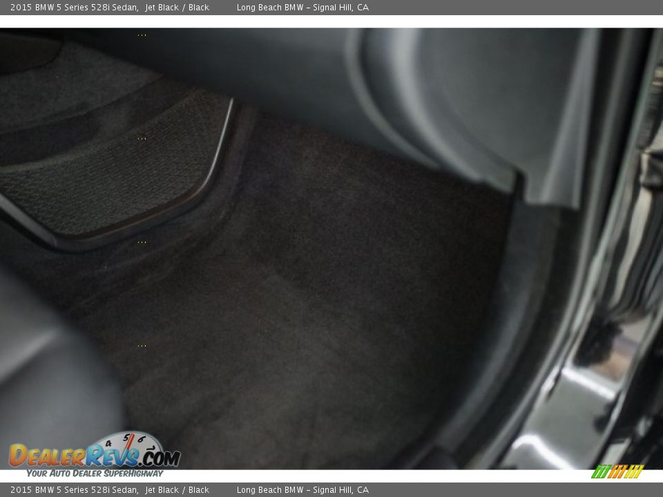 2015 BMW 5 Series 528i Sedan Jet Black / Black Photo #21
