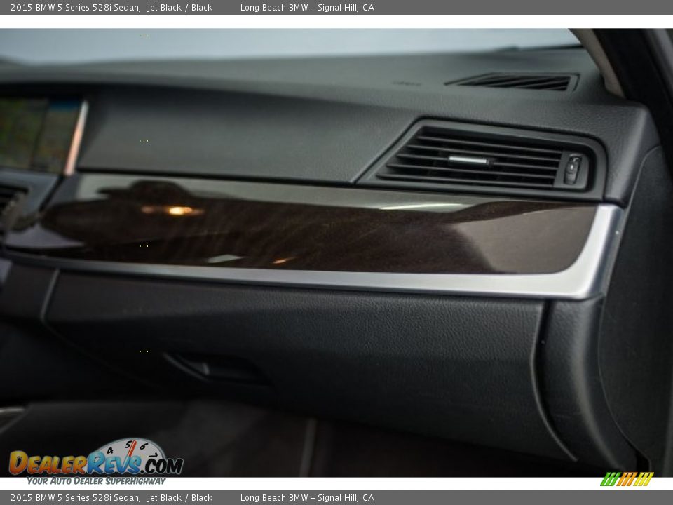 2015 BMW 5 Series 528i Sedan Jet Black / Black Photo #22