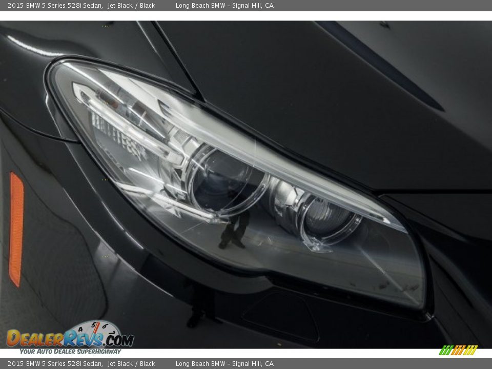 2015 BMW 5 Series 528i Sedan Jet Black / Black Photo #25