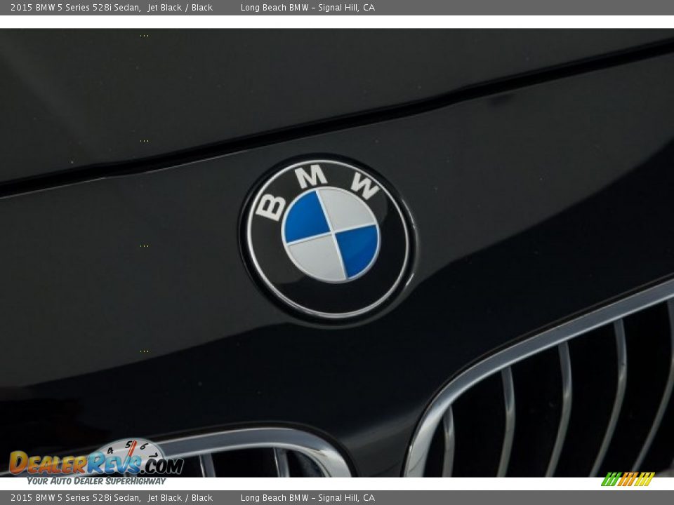 2015 BMW 5 Series 528i Sedan Jet Black / Black Photo #26