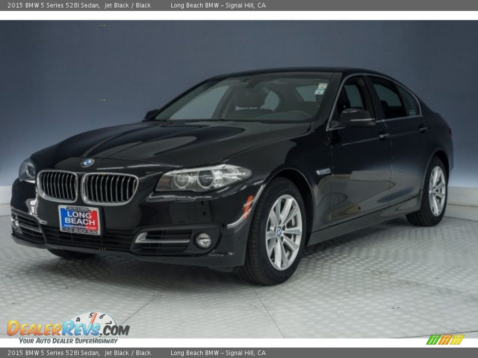 2015 BMW 5 Series 528i Sedan Jet Black / Black Photo #31