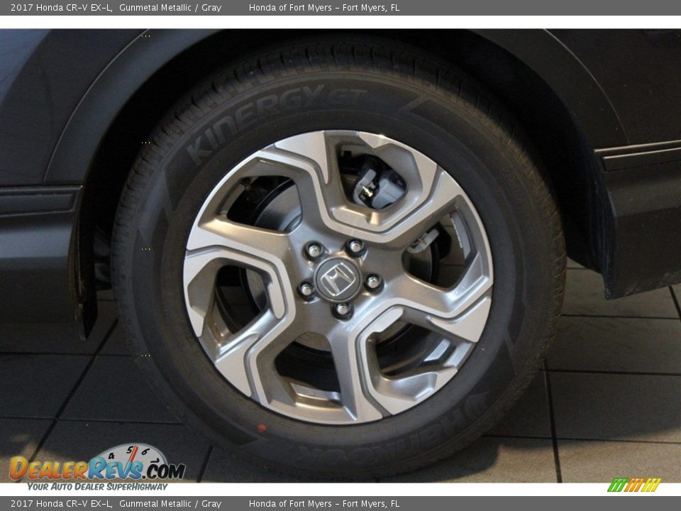 2017 Honda CR-V EX-L Gunmetal Metallic / Gray Photo #6