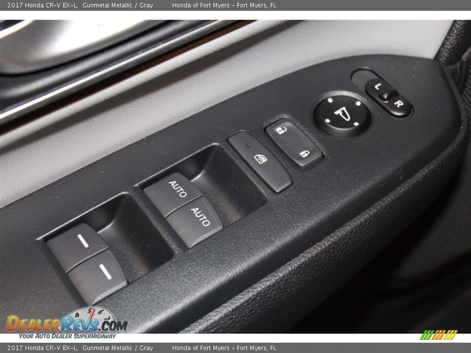 2017 Honda CR-V EX-L Gunmetal Metallic / Gray Photo #9