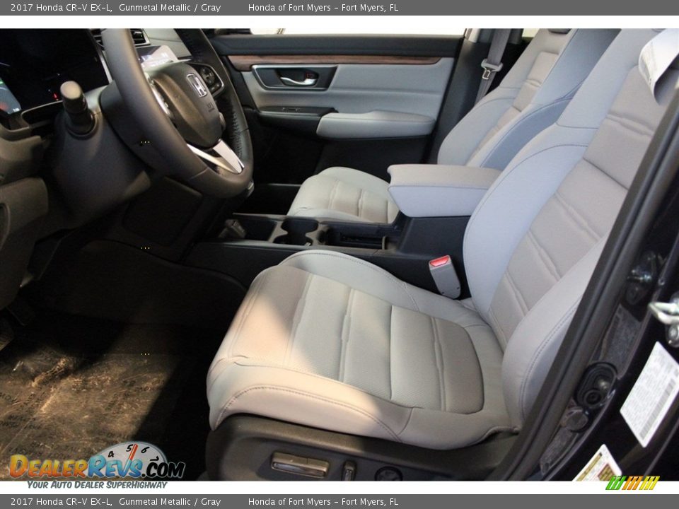 2017 Honda CR-V EX-L Gunmetal Metallic / Gray Photo #11