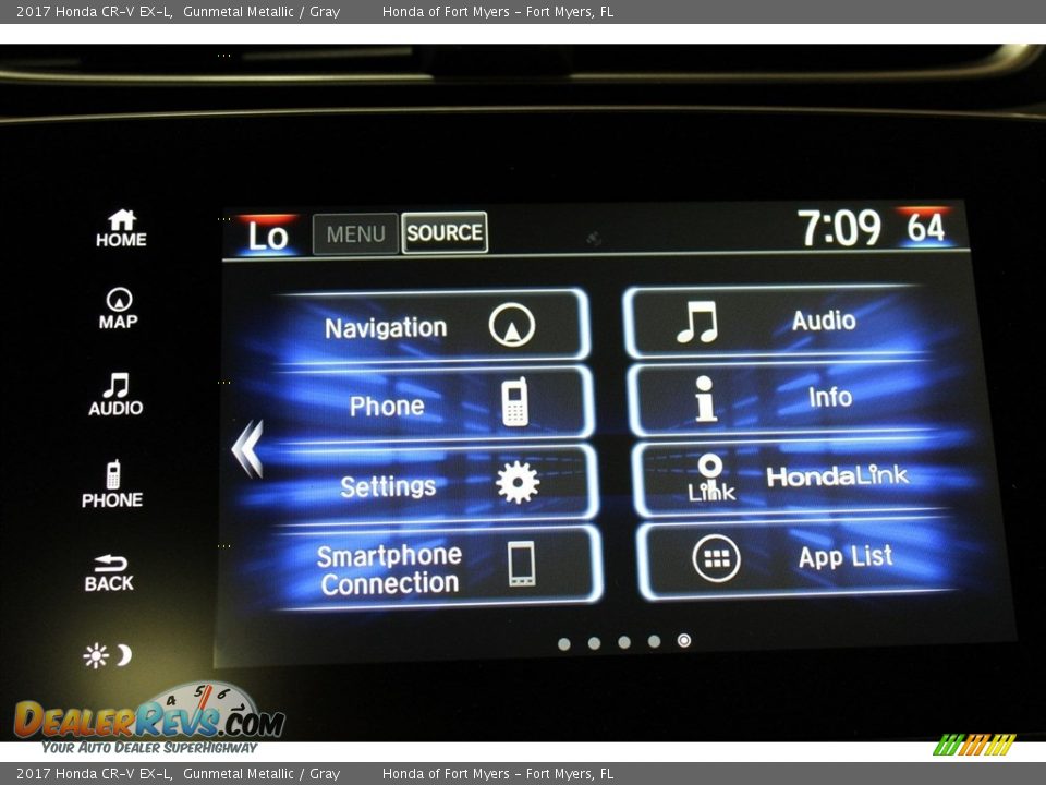 2017 Honda CR-V EX-L Gunmetal Metallic / Gray Photo #16