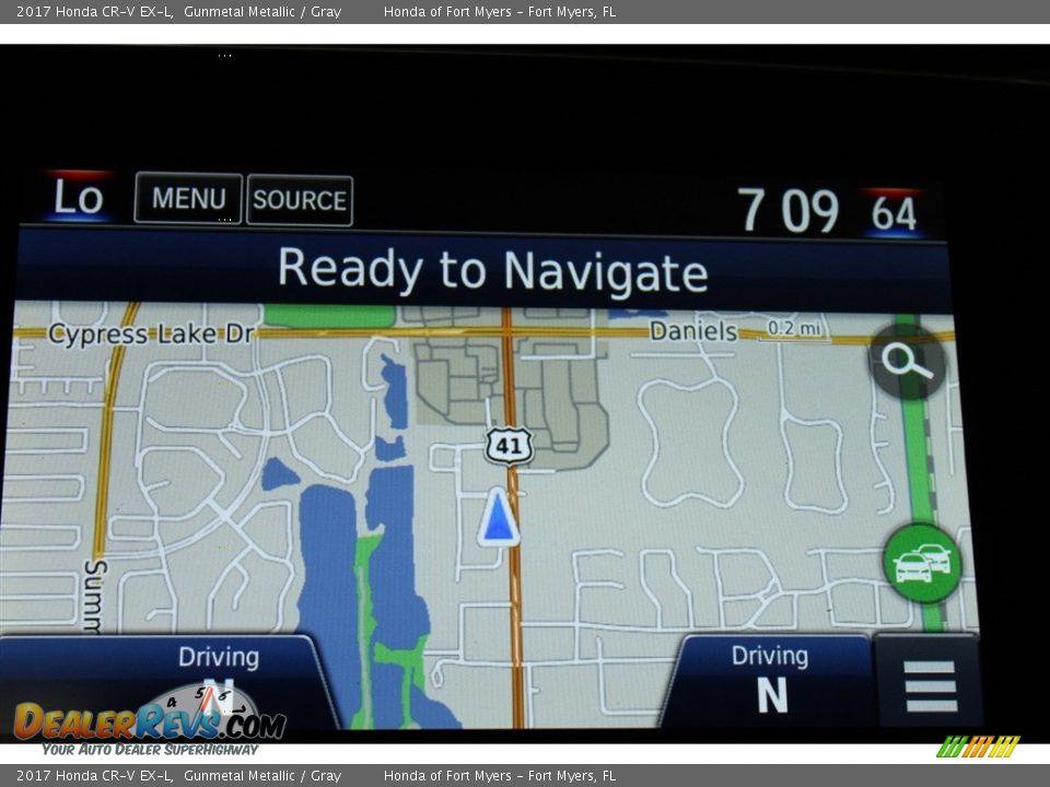2017 Honda CR-V EX-L Gunmetal Metallic / Gray Photo #18