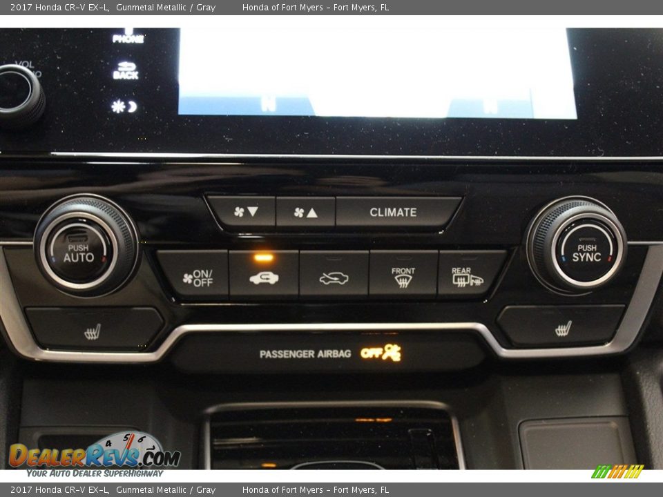 2017 Honda CR-V EX-L Gunmetal Metallic / Gray Photo #20