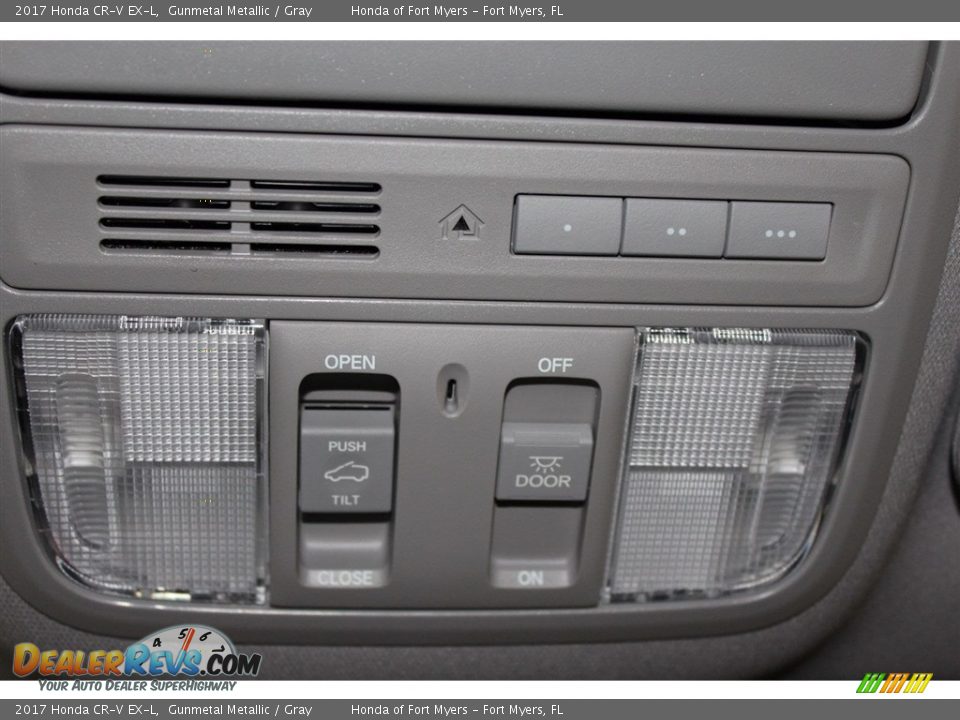 2017 Honda CR-V EX-L Gunmetal Metallic / Gray Photo #25