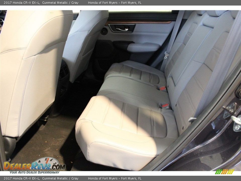 2017 Honda CR-V EX-L Gunmetal Metallic / Gray Photo #28