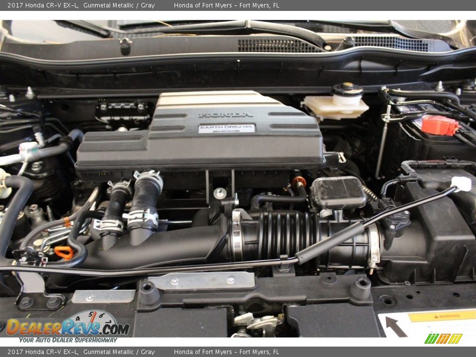 2017 Honda CR-V EX-L Gunmetal Metallic / Gray Photo #31