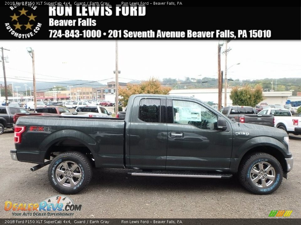 2018 Ford F150 XLT SuperCab 4x4 Guard / Earth Gray Photo #1