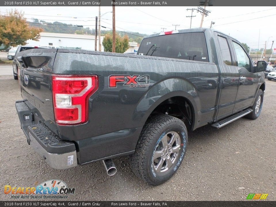 2018 Ford F150 XLT SuperCab 4x4 Guard / Earth Gray Photo #2