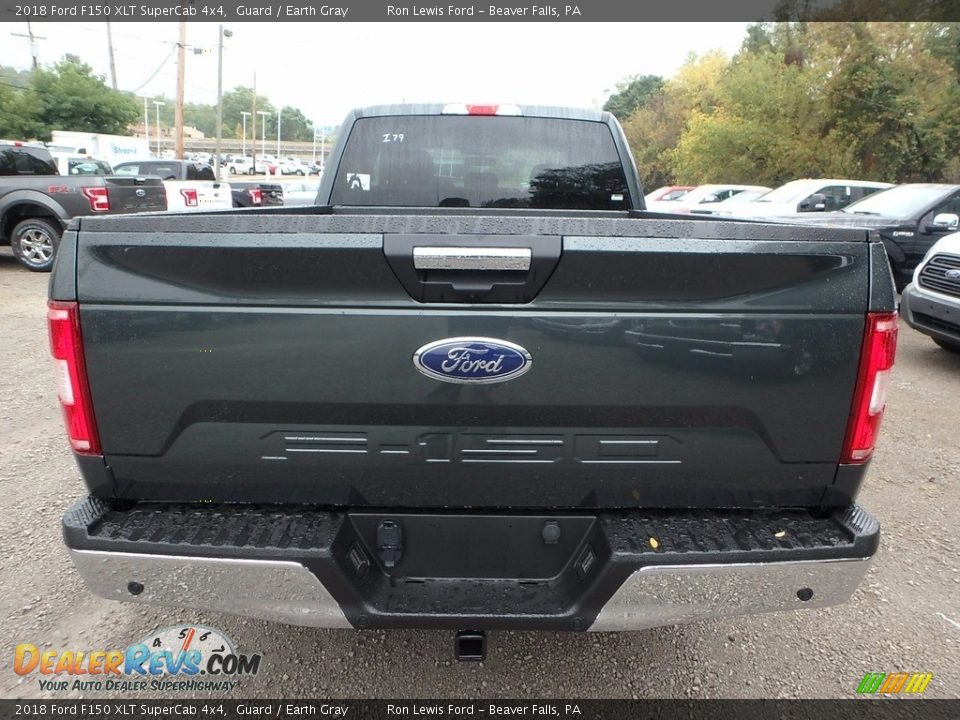 2018 Ford F150 XLT SuperCab 4x4 Guard / Earth Gray Photo #3