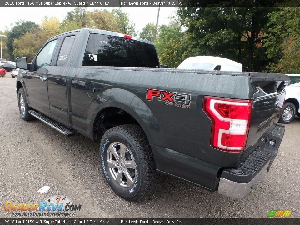 2018 Ford F150 XLT SuperCab 4x4 Guard / Earth Gray Photo #4