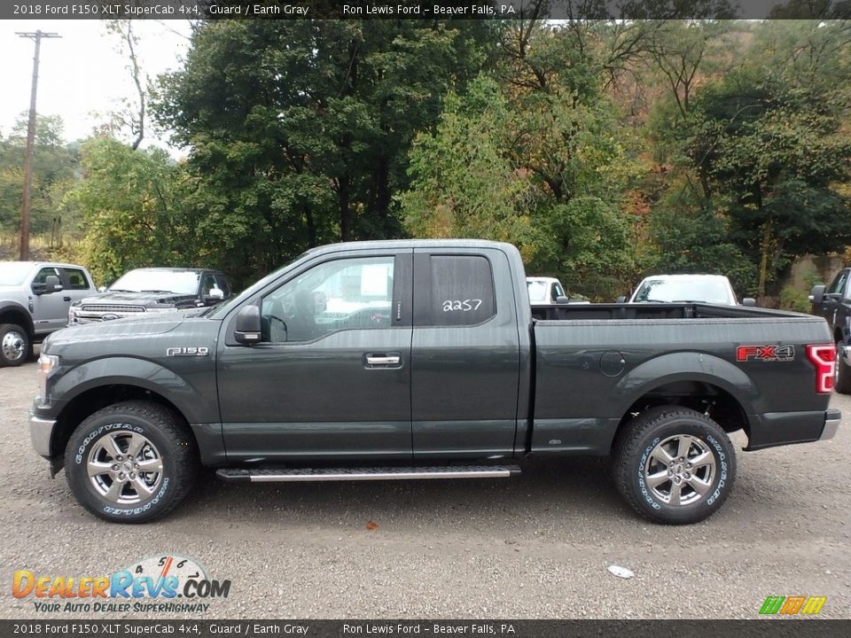 2018 Ford F150 XLT SuperCab 4x4 Guard / Earth Gray Photo #5