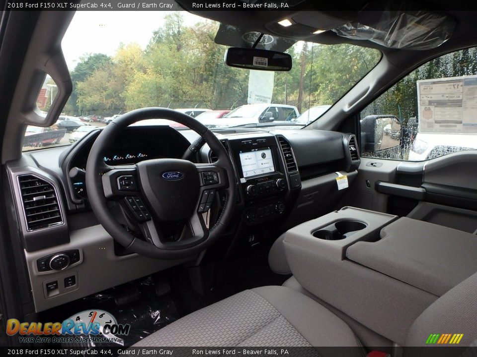 2018 Ford F150 XLT SuperCab 4x4 Guard / Earth Gray Photo #12
