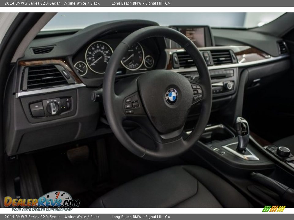 2014 BMW 3 Series 320i Sedan Alpine White / Black Photo #15