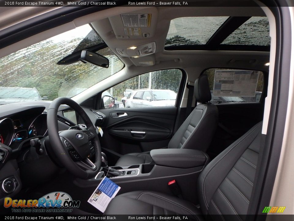 Front Seat of 2018 Ford Escape Titanium 4WD Photo #10
