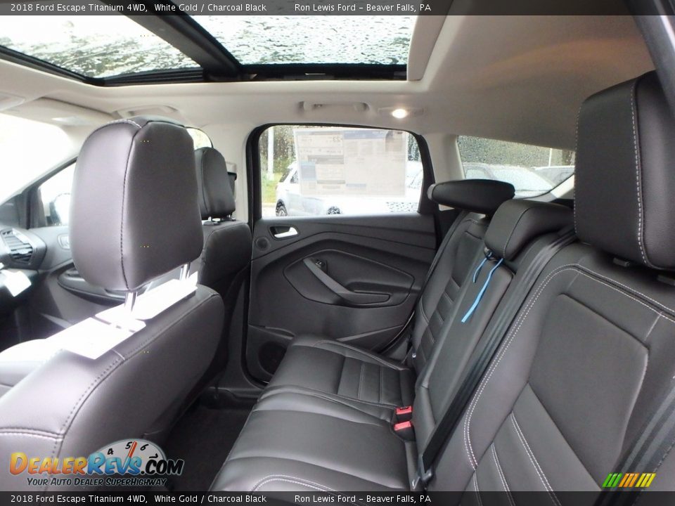 Rear Seat of 2018 Ford Escape Titanium 4WD Photo #11