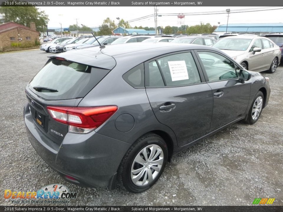 2018 Subaru Impreza 2.0i 5-Door Magnetite Gray Metallic / Black Photo #4