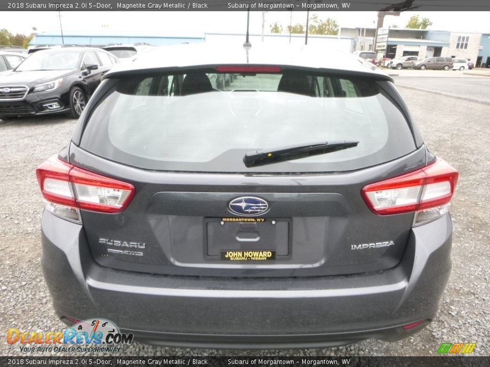2018 Subaru Impreza 2.0i 5-Door Magnetite Gray Metallic / Black Photo #5