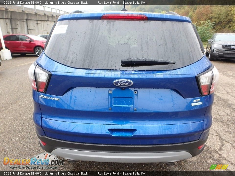 2018 Ford Escape SE 4WD Lightning Blue / Charcoal Black Photo #3