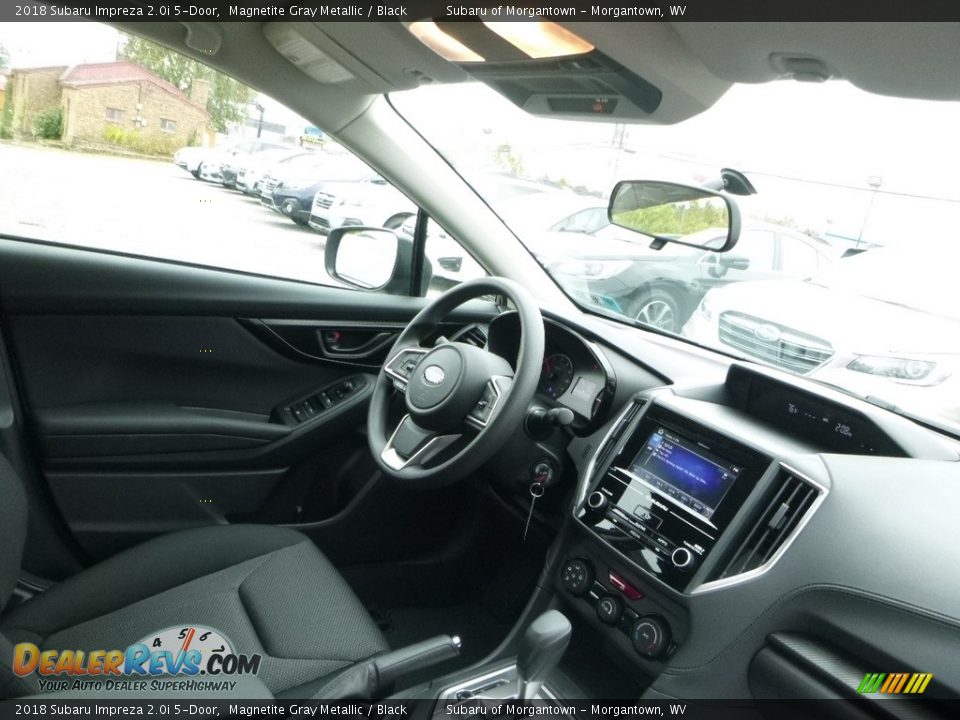 2018 Subaru Impreza 2.0i 5-Door Magnetite Gray Metallic / Black Photo #11