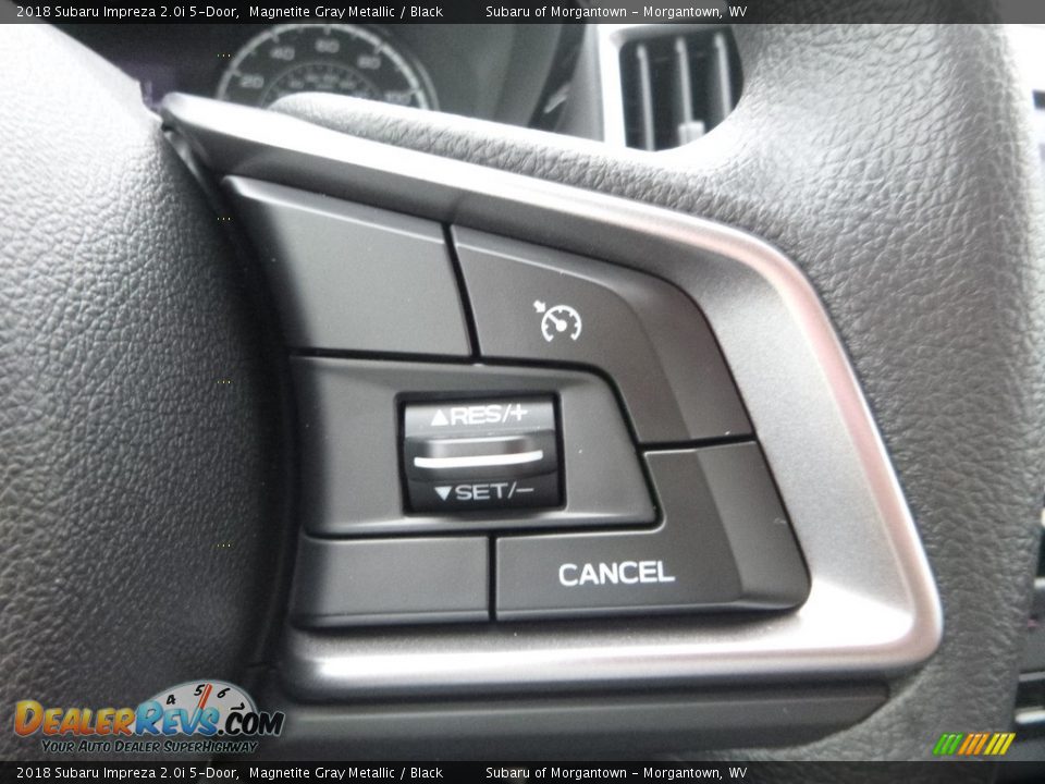 2018 Subaru Impreza 2.0i 5-Door Magnetite Gray Metallic / Black Photo #18