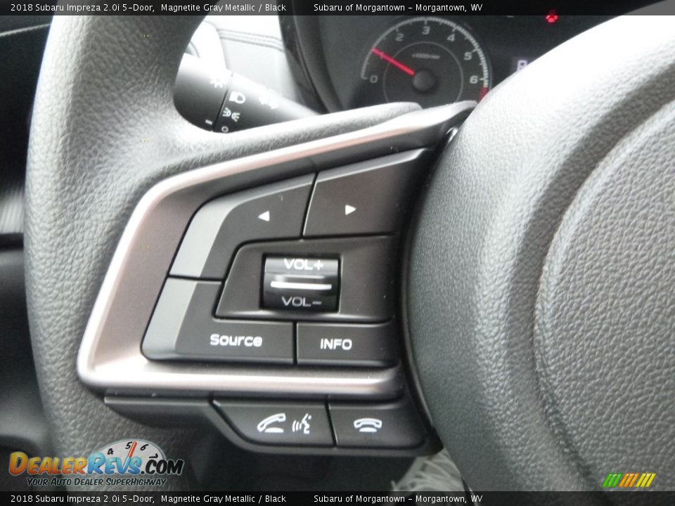 2018 Subaru Impreza 2.0i 5-Door Magnetite Gray Metallic / Black Photo #19