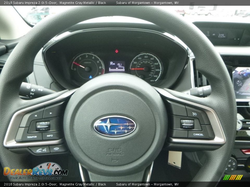 2018 Subaru Impreza 2.0i 5-Door Magnetite Gray Metallic / Black Photo #20