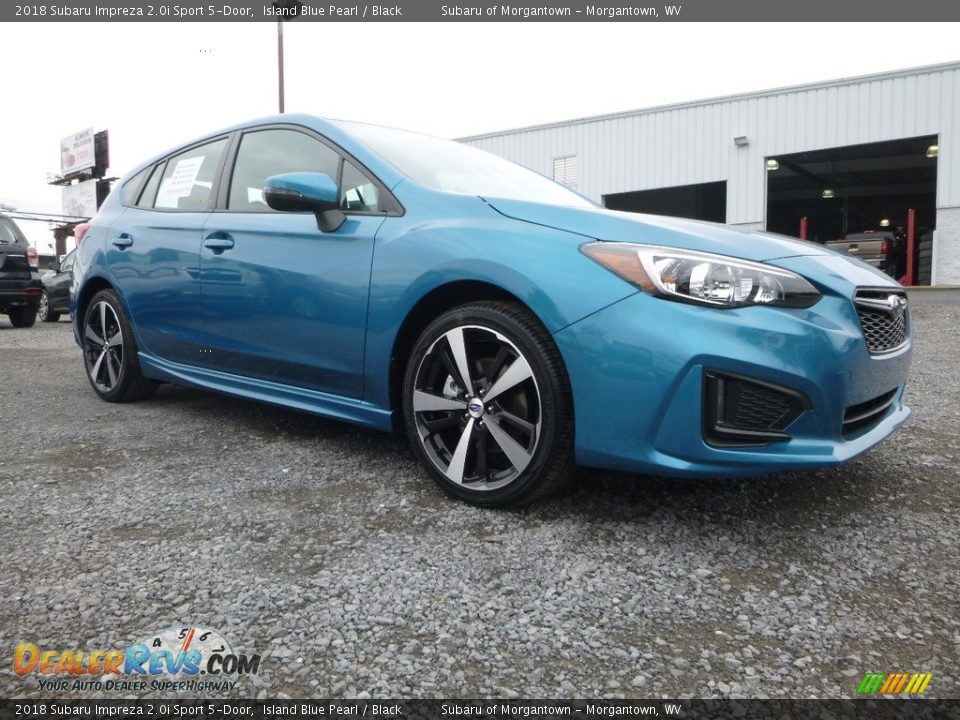 2018 Subaru Impreza 2.0i Sport 5-Door Island Blue Pearl / Black Photo #1