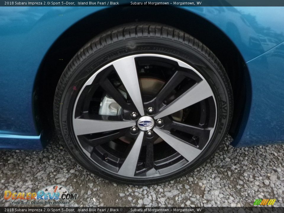 2018 Subaru Impreza 2.0i Sport 5-Door Island Blue Pearl / Black Photo #2