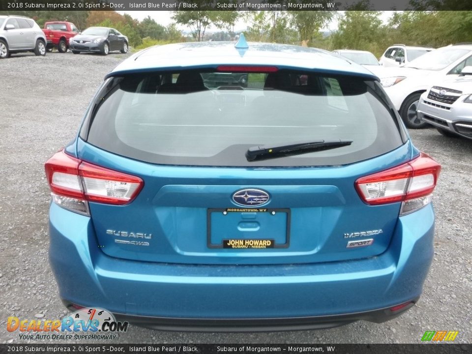 2018 Subaru Impreza 2.0i Sport 5-Door Island Blue Pearl / Black Photo #5