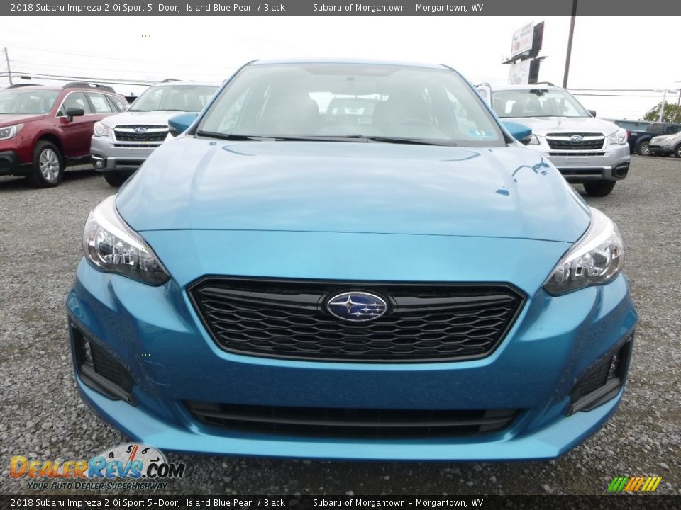 2018 Subaru Impreza 2.0i Sport 5-Door Island Blue Pearl / Black Photo #9