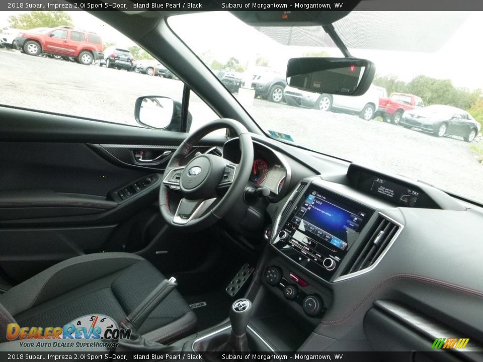 2018 Subaru Impreza 2.0i Sport 5-Door Island Blue Pearl / Black Photo #11