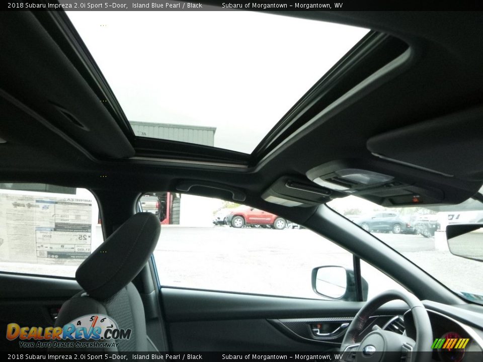 2018 Subaru Impreza 2.0i Sport 5-Door Island Blue Pearl / Black Photo #12