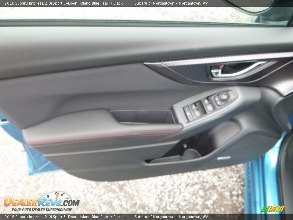 2018 Subaru Impreza 2.0i Sport 5-Door Island Blue Pearl / Black Photo #15