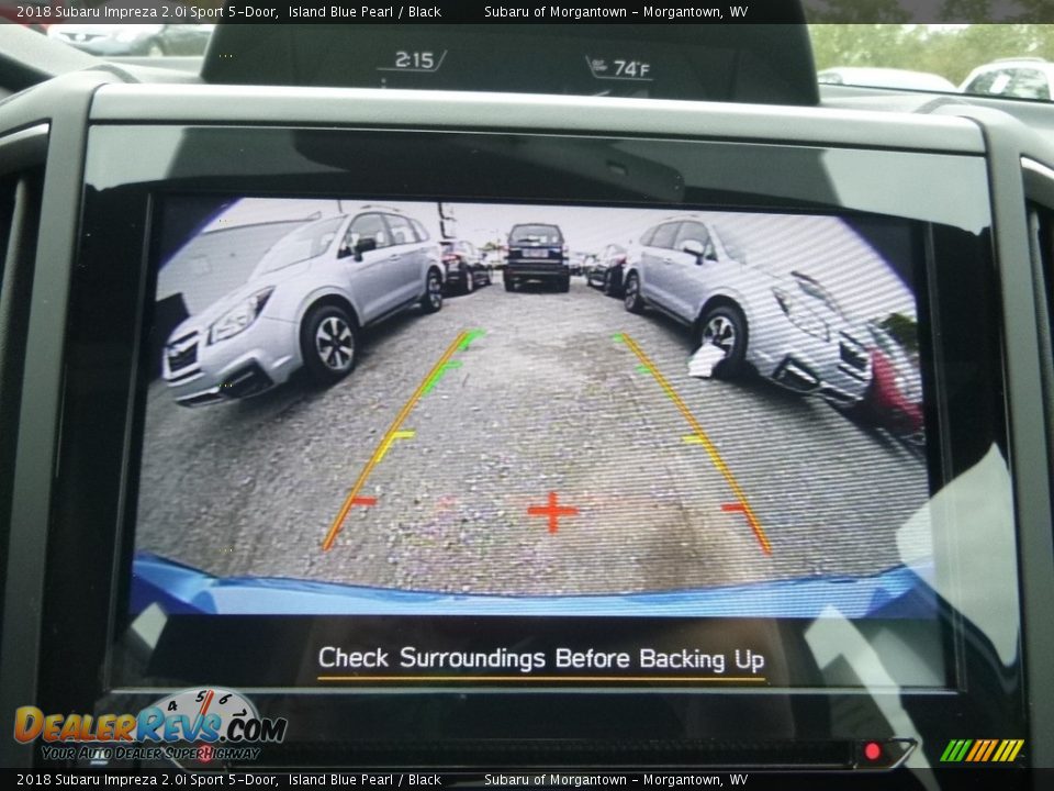 2018 Subaru Impreza 2.0i Sport 5-Door Island Blue Pearl / Black Photo #18