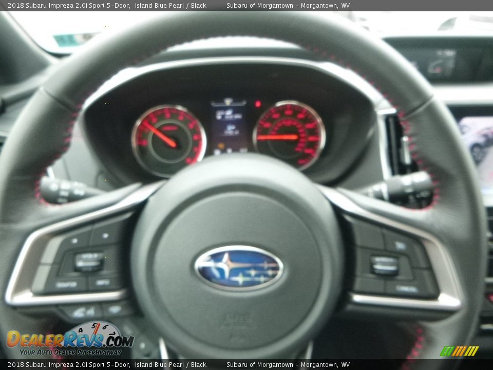 2018 Subaru Impreza 2.0i Sport 5-Door Island Blue Pearl / Black Photo #20