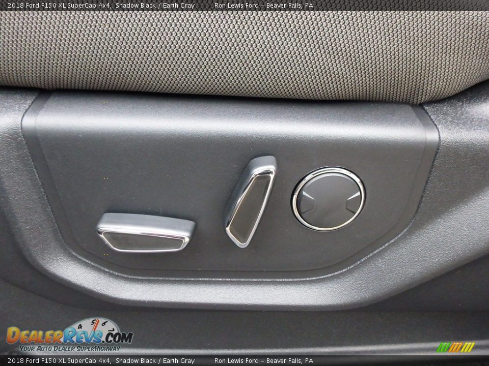 2018 Ford F150 XL SuperCab 4x4 Shadow Black / Earth Gray Photo #15