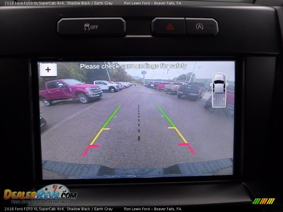 2018 Ford F150 XL SuperCab 4x4 Shadow Black / Earth Gray Photo #20