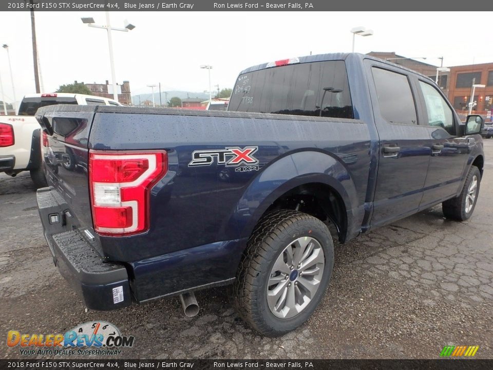 2018 Ford F150 STX SuperCrew 4x4 Blue Jeans / Earth Gray Photo #2