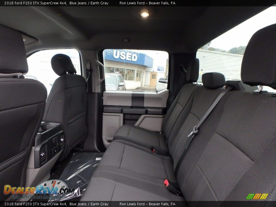 2018 Ford F150 STX SuperCrew 4x4 Blue Jeans / Earth Gray Photo #11