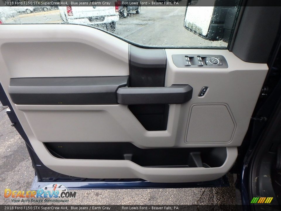 2018 Ford F150 STX SuperCrew 4x4 Blue Jeans / Earth Gray Photo #13