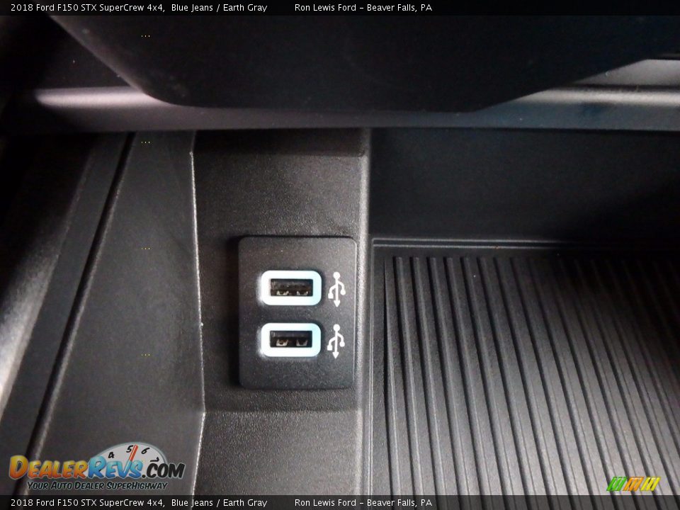 2018 Ford F150 STX SuperCrew 4x4 Blue Jeans / Earth Gray Photo #18