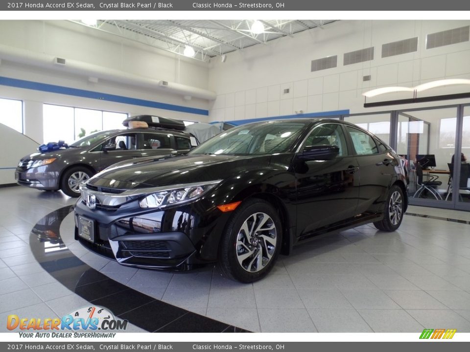2017 Honda Accord EX Sedan Crystal Black Pearl / Black Photo #1