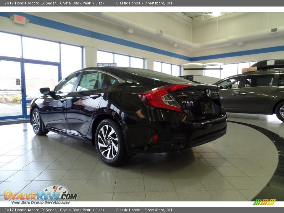 2017 Honda Accord EX Sedan Crystal Black Pearl / Black Photo #4