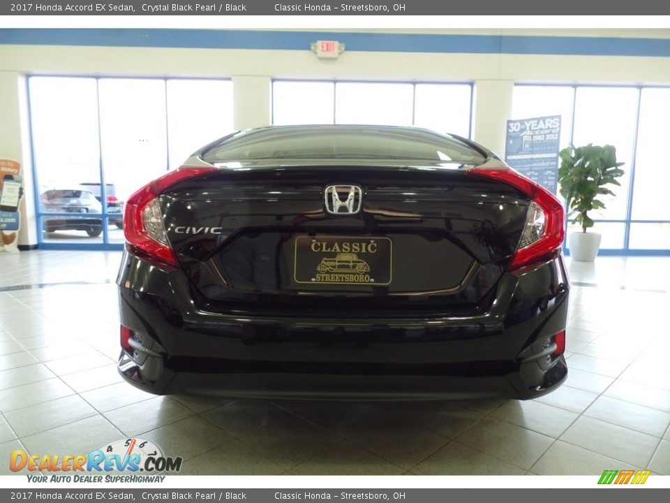 2017 Honda Accord EX Sedan Crystal Black Pearl / Black Photo #5